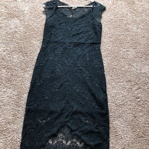 Black lace dress